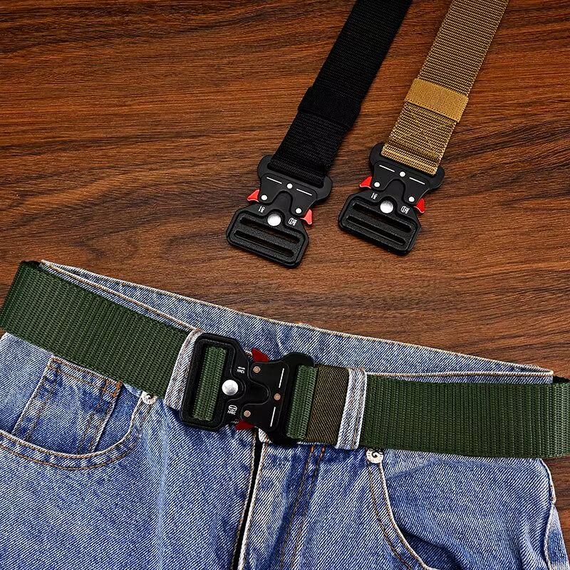 1Pc/2Pcs Versatile Men'S Tactical Belts-Durable, Adjustable Design-For Outdoor Sports Enthusiasts，Pair with Jeans，For Men Women